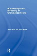 Burmese (Myanmar) Dictionary of Grammatical Forms