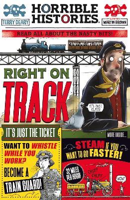 Right On Track (newspaper edition) - Terry Deary - cover