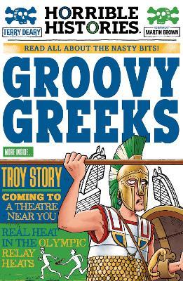 Groovy Greeks (newspaper edition) - Terry Deary - cover