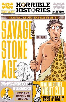 Savage Stone Age (newspaper edition) - Terry Deary - cover