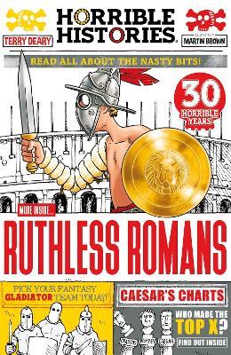 Ruthless Romans (newspaper edition) - Terry Deary - cover