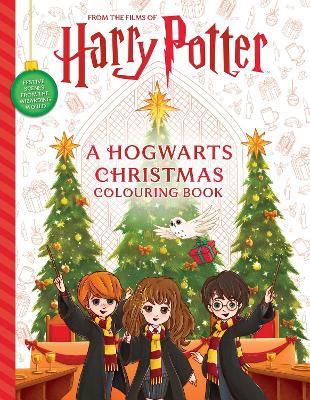 A Hogwarts Christmas Colouring Book - Scholastic Inc. - cover