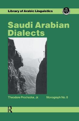 Saudi Arabian Dialects - Prochazka - cover
