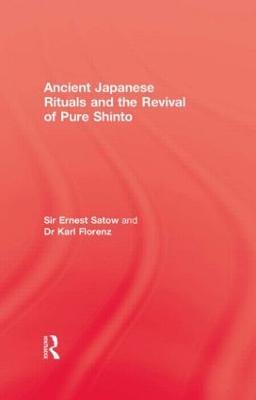 Ancient Japanese Rituals - Satow - cover