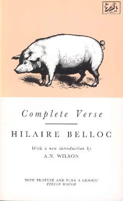 Complete Verse - Hilaire Belloc - cover
