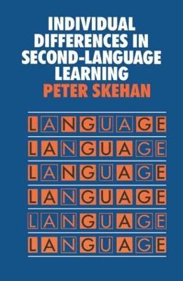 Individual Differences in Second Language Learning - Peter Skehan - cover