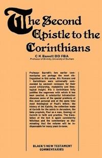 Second Epistle to the Corinthians - C. K. Barrett - cover