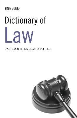 Dictionary of Law - cover