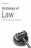 Dictionary of Law - cover