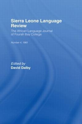 African Language Review - cover