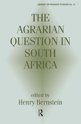The Agrarian Question in South Africa - cover