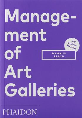 Management of Art Galleries - Magnus Resch - cover