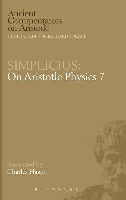 On Aristotle "Physics 7" - of Cilicia Simplicius - cover