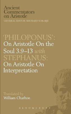 On Aristotle "On the Soul 3.9-13" - John Philoponus,Stephanus - cover