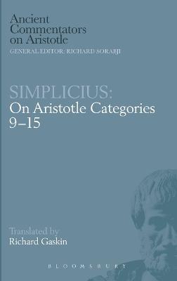 On Aristotle "On Categories 9-15" - of Cilicia Simplicius - cover