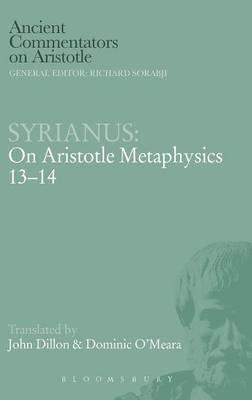 Syrianus: On Aristotle Metaphysics - cover