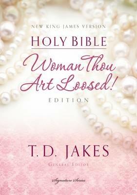 NKJV, Woman Thou Art Loosed, Hardcover, Red Letter: Holy Bible, New King James Version - cover