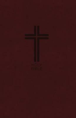NKJV, Value Thinline Bible, Burgundy Leathersoft, Red Letter, Comfort Print: Holy Bible, New King James Version - Thomas Nelson - cover