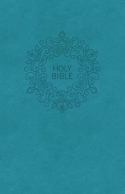 NKJV, Value Thinline Bible, Large Print, Turquoise Leathersoft, Red Letter, Comfort Print: Holy Bible, New King James Version - Thomas Nelson - cover