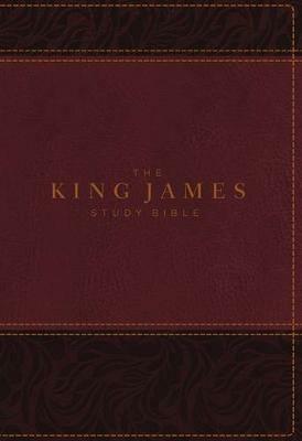 KJV, The King James Study Bible, Leathersoft, Burgundy, Red Letter, Full-Color Edition: Holy Bible, King James Version - Thomas Nelson - cover