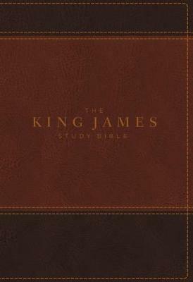 KJV, The King James Study Bible, Leathersoft, Brown, Red Letter, Full-Color Edition: Holy Bible, King James Version - Thomas Nelson - cover