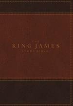 KJV, The King James Study Bible, Leathersoft, Brown, Red Letter, Full-Color Edition: Holy Bible, King James Version