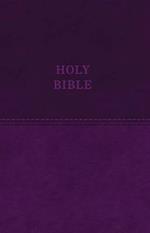 KJV, Value Thinline Bible, Large Print, Leathersoft, Purple, Red Letter, Comfort Print: Holy Bible, King James Version