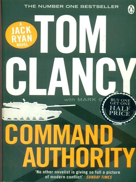 Command Authority: INSPIRATION FOR THE THRILLING AMAZON PRIME SERIES JACK RYAN - Tom Clancy,Mark Greaney - cover