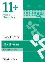 11+ Verbal Reasoning Rapid Tests Book 5: Year 6, Ages 10-11 - Sian Schofield & Sims,Goodspeed - cover