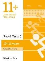 11+ Non-verbal Reasoning Rapid Tests Book 5: Year 6, Ages 10-11 - Rebecca Schofield & Sims,Brant - cover