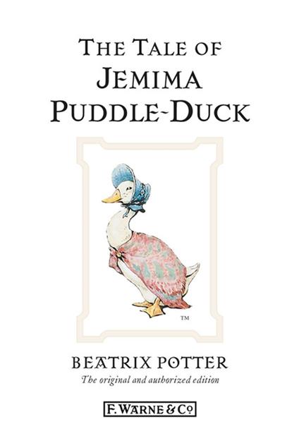 The Tale of Jemima Puddle-Duck - Beatrix Potter - ebook