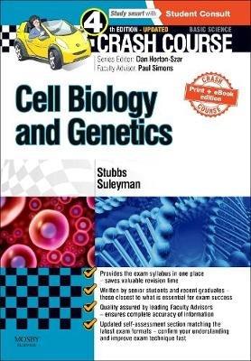 Crash Course Cell Biology and Genetics Updated Print + eBook edition - Matthew Stubbs,Narin Suleyman - cover