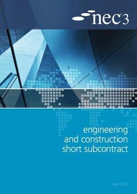 NEC3 Engineering and Construction Short Subcontract (ECSS) - NEC - cover