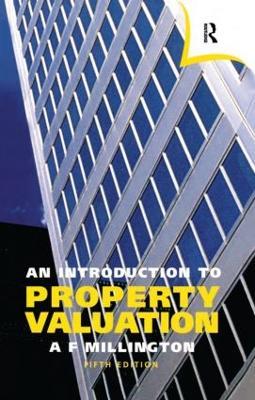 An Introduction to Property Valuation - Alan Millington - cover