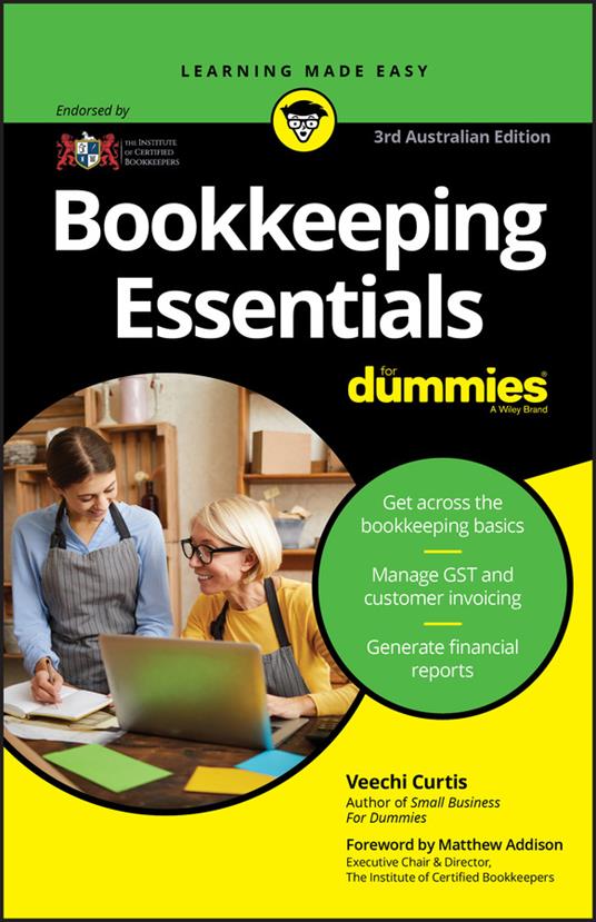 Bookkeeping Essentials For Dummies - Veechi Curtis - cover