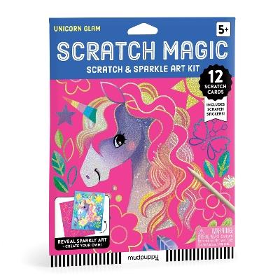 Unicorn Glam Scratch & Sparkle Art Activity Kit - Mudpuppy - cover