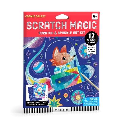 Cosmic Galaxy Scratch & Sparkle Art Activity Kit - Mudpuppy - cover