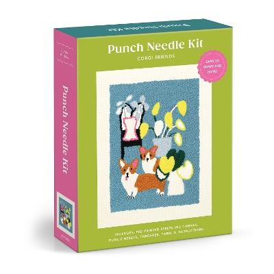 Corgi Friends Punch Needle Kit - Galison - cover