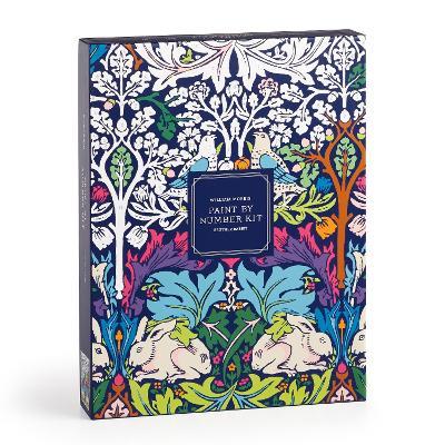 William Morris Brother Rabbit 9 x 12" Paint by Number Kit - Galison - cover