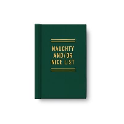 Naughty and/or Nice Tiny Diary - Brass Brass Monkey - cover