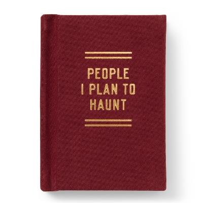 People I Plan To Haunt Tiny Diary - Brass Brass Monkey - cover
