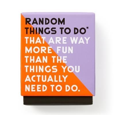 Random Things To Do Box - Brass Brass Monkey - cover