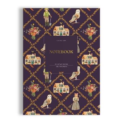 Cottage Cats A5 Premium Notebook - Galison - cover