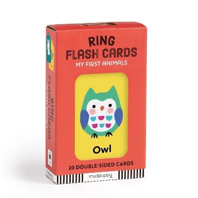 My First Animals Ring Flash Cards - Mudpuppy - cover