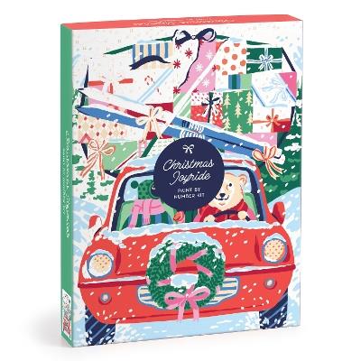 Christmas Joyride 9 x 12" Paint by Number Kit - Galison - cover