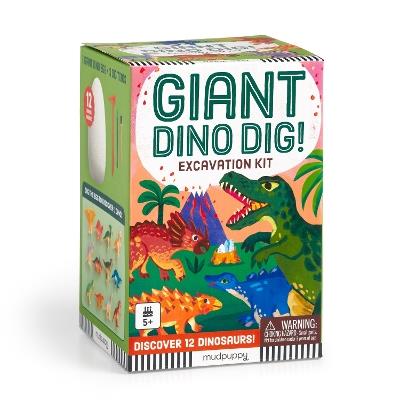 Giant Dino Dig! Excavation Kit - Mudpuppy - cover