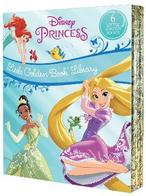Disney Princess Little Golden Book Library (Disney Princess): Tangled; Brave; The Princess and the Frog; The Little Mermaid; Beauty and the Beast; Cinderella - Various - cover