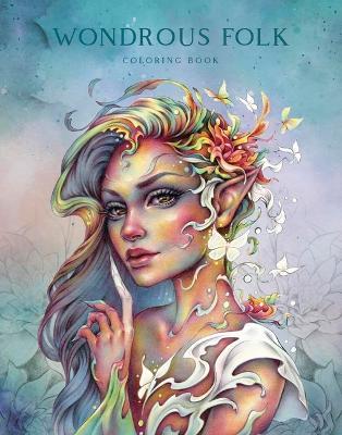 Wondrous Folk Coloring Book - cover