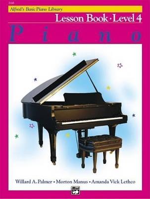 Alfred's Basic Piano Library Lesson 4 - cover