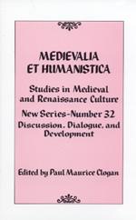 Medievalia et Humanistica No. 32: Studies in Medieval and Renaissance Culture